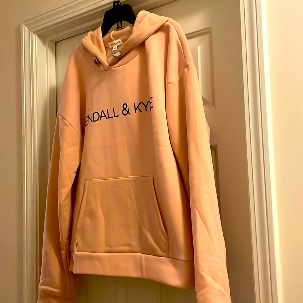 Kendall & Kylie Hoodie/Peach Whip  3X